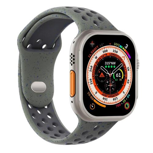 Microsonic Apple Watch Ultra 3 Kordon Flame Circle Yeşil
