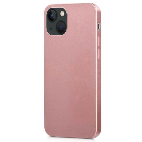 Microsonic Matte Silicone Apple iPhone 13 Mini Kılıf Rose Gold