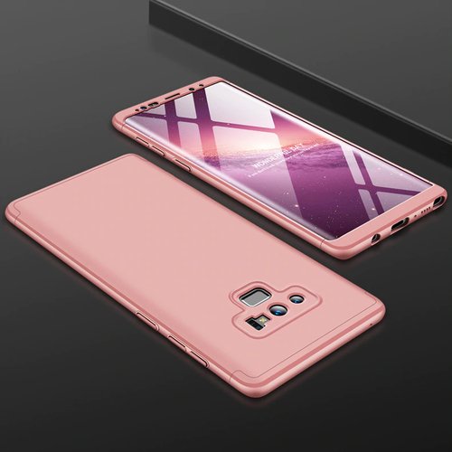 Microsonic Samsung Galaxy Note 9 Kılıf Double Dip 360 Protective Rose Gold