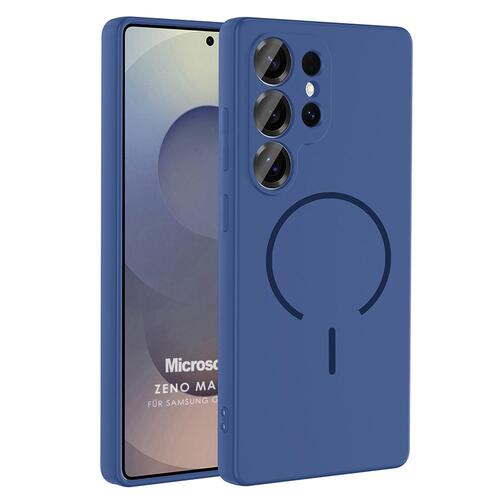 Microsonic Samsung Galaxy S25 Ultra Kılıf Zeno MagSafe Lacivert
