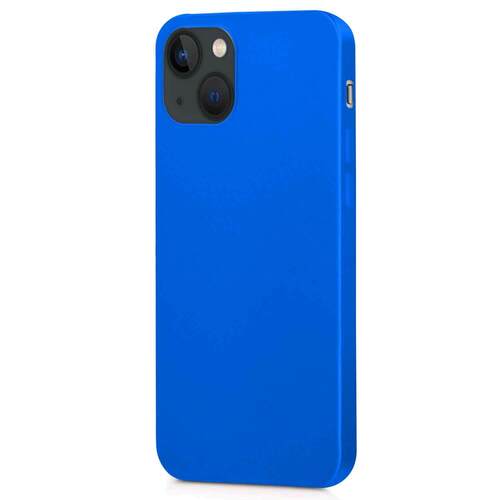 Microsonic Matte Silicone Apple iPhone 13 Mini Kılıf Mavi