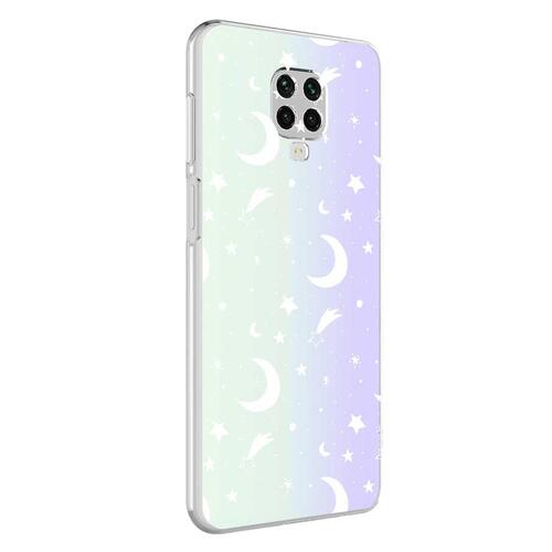 Microsonic Xiaomi Redmi Note 9S Braille Feel Desenli Kılıf Moon