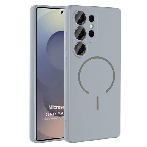 Microsonic Samsung Galaxy S25 Ultra Kılıf Zeno MagSafe Gri
