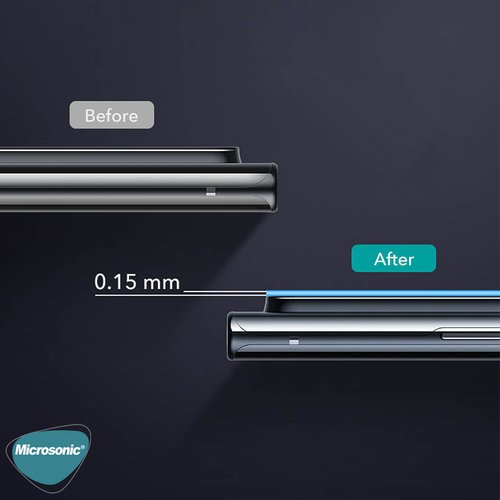 Microsonic Samsung Galaxy Note 20 Kamera Lens Koruma Camı V2 Siyah