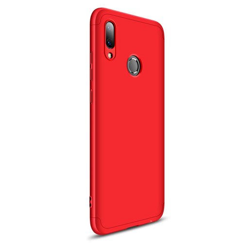 Microsonic Huawei Y7 Prime 2019 Kılıf Double Dip 360 Protective Kırmızı