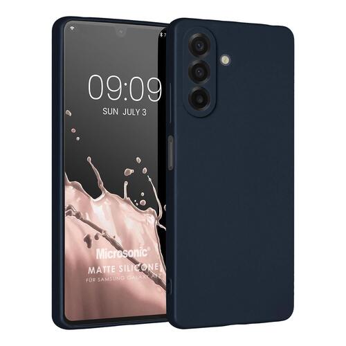 Microsonic Matte Silicone Samsung Galaxy A17 Kılıf Lacivert