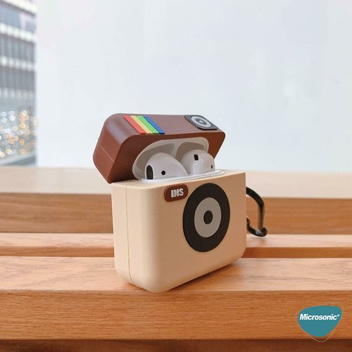 Microsonic AirPods Pro Kılıf Cartoon Figürlü Silikon Crtn-Fgr-Ingrm