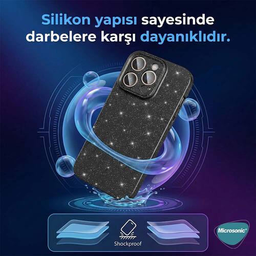 Microsonic Samsung Galaxy A36 Kılıf Grand Stardust Gümüş