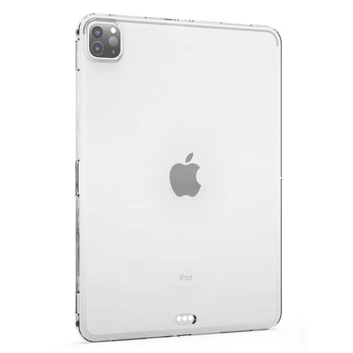 Microsonic Apple iPad Pro 12.9`` 2022 6. Nesil Kılıf (A2436-A2764-A2437-A2766) Transparent Soft Şeffaf