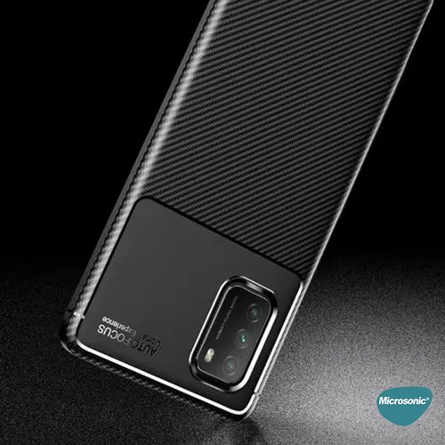 Microsonic Xiaomi Poco M3 Kılıf Legion Series Siyah