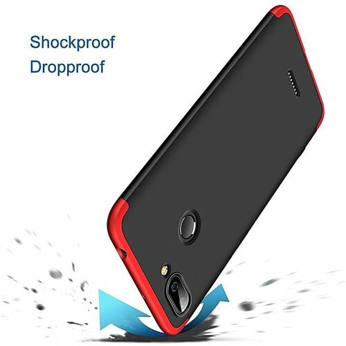 Microsonic Xiaomi Redmi 6 Kılıf Double Dip 360 Protective Siyah