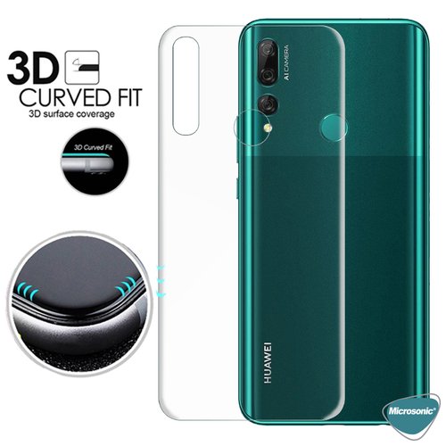 Microsonic Huawei Y9 Prime 2019 Ön + Arka Kavisler Dahil Tam Ekran Kaplayıcı Film