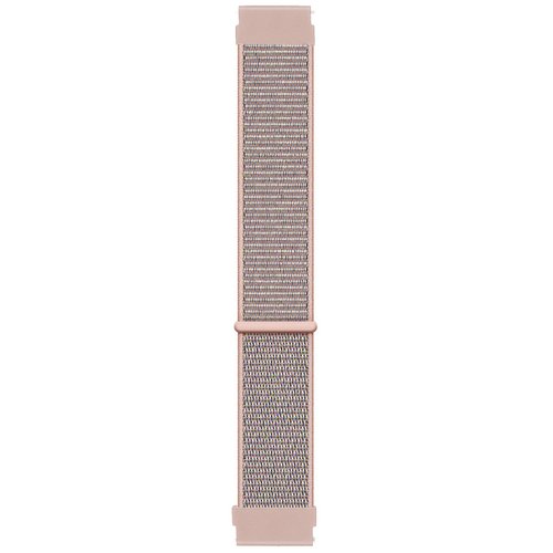 Microsonic Garmin Vivoactive 5 Hasırlı Kordon Woven Sport Loop Rose Gold