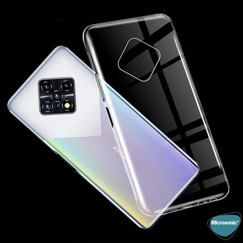 Microsonic Infinix Zero 8 Kılıf Transparent Soft Beyaz