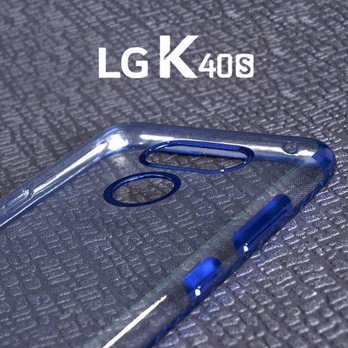 Microsonic LG K40s Kılıf Skyfall Transparent Clear Rose Gold