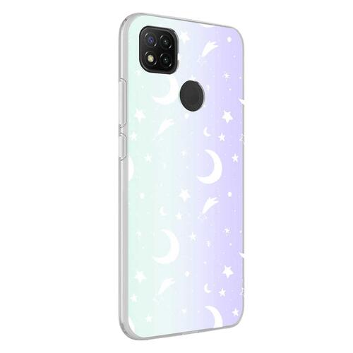 Microsonic Xiaomi Redmi 9C Braille Feel Desenli Kılıf Moon