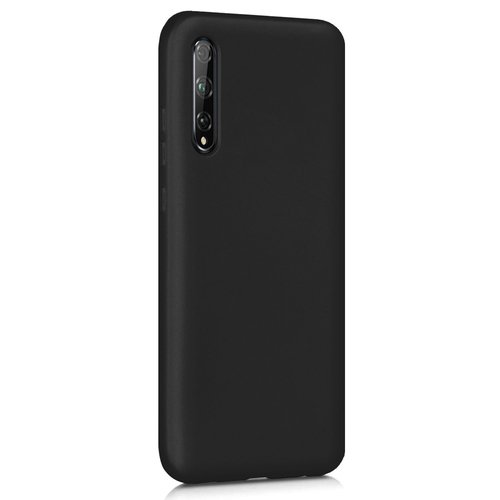 Microsonic Matte Silicone Huawei Y8P Kılıf Siyah