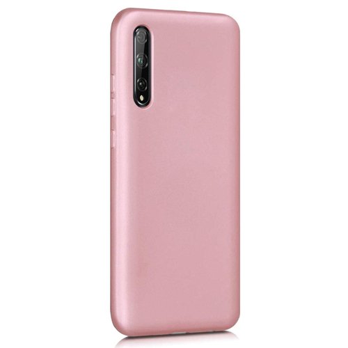 Microsonic Matte Silicone Huawei Y8P Kılıf Rose Gold