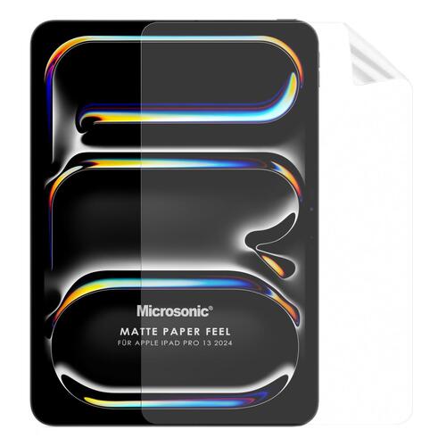 Microsonic Apple iPad Pro 13 2025 (A3360-A3361) Paper Feel Kağıt Dokulu Mat Ekran Koruyucu