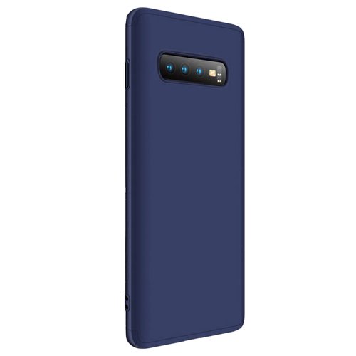 Microsonic Samsung Galaxy S10 Kılıf Double Dip 360 Protective Lacivert