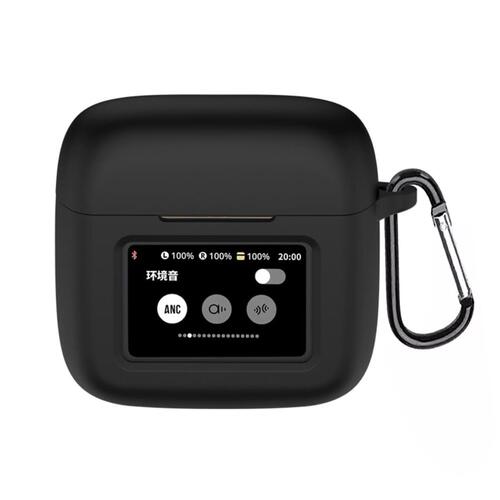 Microsonic JBL Tour Pro 3 Kılıf Askılı Mat Silikon Siyah