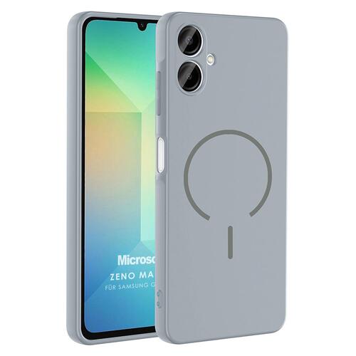 Microsonic Samsung Galaxy A07 Kılıf Zeno MagSafe Gri