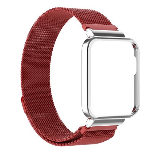 Microsonic Xiaomi Poco Watch Milanese Loop Kordon Kırmızı