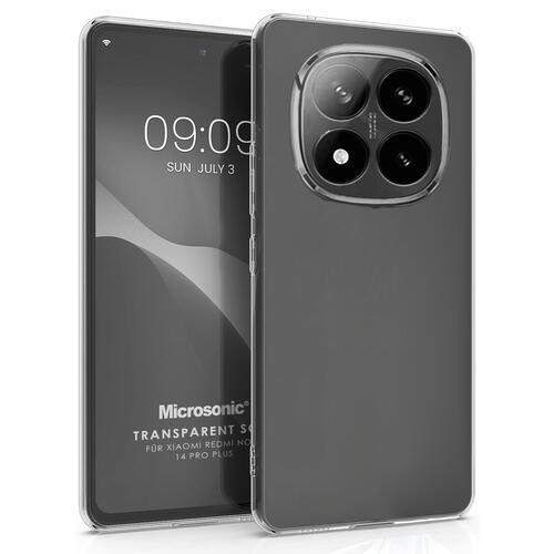 Microsonic Xiaomi Redmi Note 14 Pro Plus Kılıf Transparent Soft Şeffaf