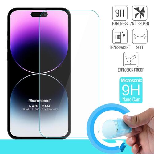 Microsonic Apple iPhone 14 Pro Max Nano Glass Cam Ekran Koruyucu