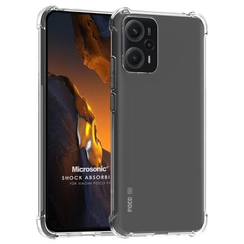 Microsonic Xiaomi Poco F5 Kılıf Shock Absorbing Şeffaf