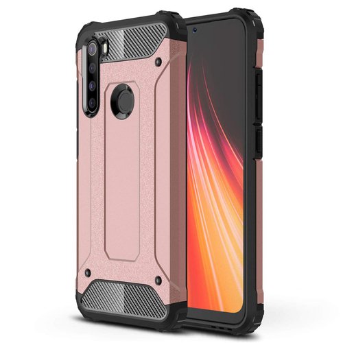 Microsonic Xiaomi Redmi Note 8T Kılıf Rugged Armor Rose Gold