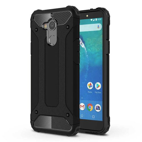 Microsonic General Mobile GM8 Kılıf Rugged Armor Siyah