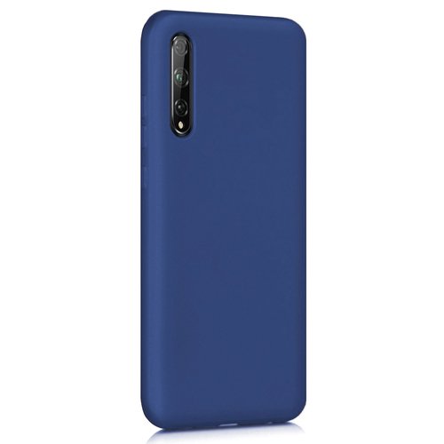 Microsonic Matte Silicone Huawei P Smart S Kılıf Lacivert