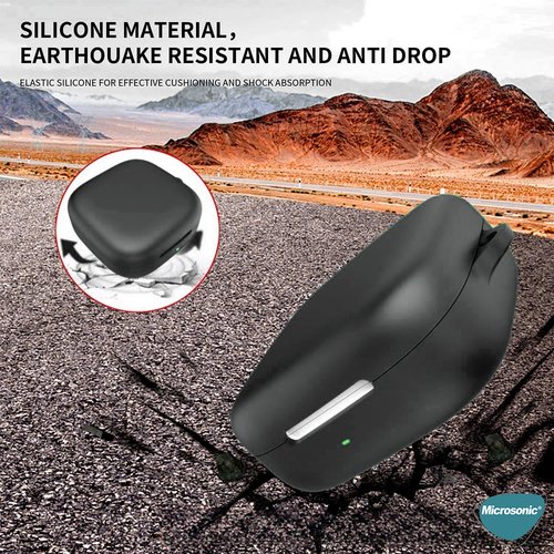 Microsonic Huawei FreeArc Kılıf Askılı Mat Silikon Lacivert