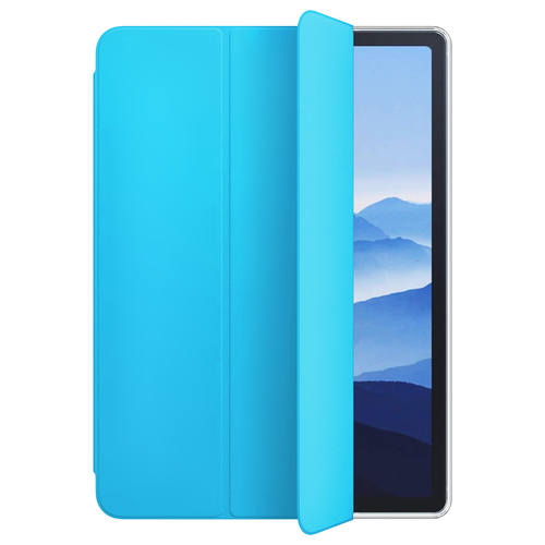 Microsonic Apple iPad Pro 11 2025 Kılıf (A3357-A3358) Slim Translucent Back Smart Cover Mavi