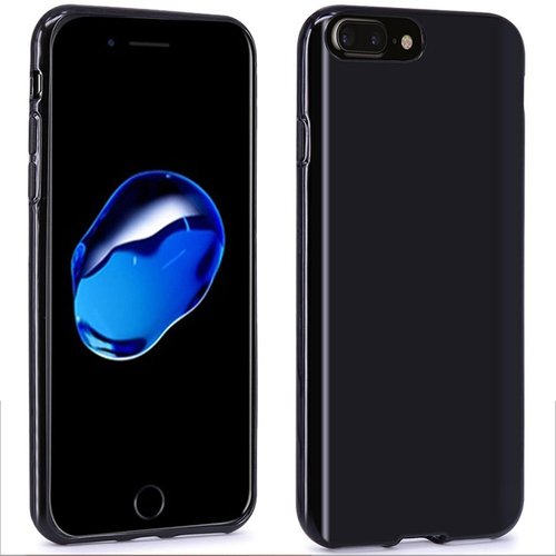 Microsonic iPhone 8 Plus Kılıf Transparent Soft Siyah