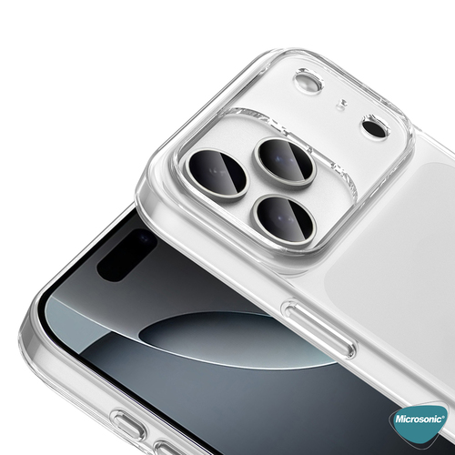 Microsonic Apple iPhone 17 Pro Kılıf Transparent Soft Şeffaf