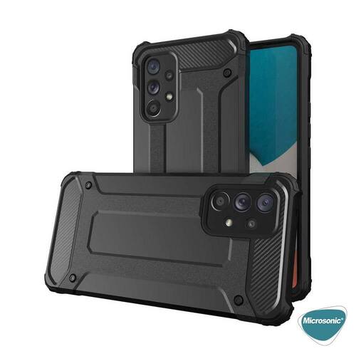 Microsonic Samsung Galaxy A33 5G Kılıf Rugged Armor Siyah