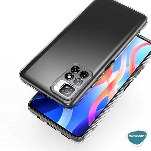 Microsonic Xiaomi Redmi Note 11T Kılıf Transparent Soft Şeffaf