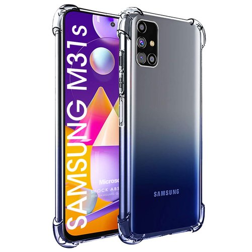 Microsonic Samsung Galaxy M31s Kılıf Shock Absorbing Şeffaf