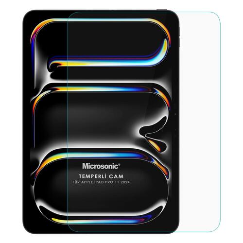 Microsonic Apple iPad Pro 11 2025 (A3357-A3358) Tempered Glass Cam Ekran Koruyucu
