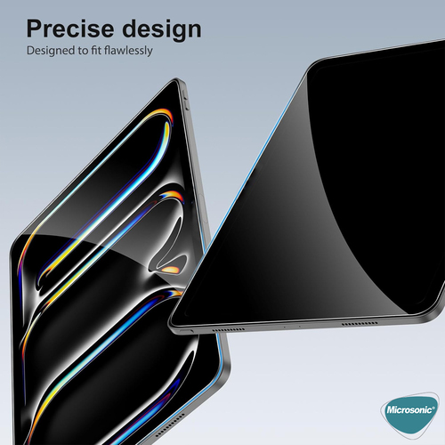 Microsonic Apple iPad Pro 11 2025 (A3357-A3358) Tempered Glass Cam Ekran Koruyucu