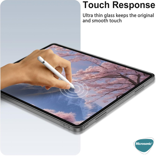 Microsonic Apple iPad Pro 11 2025 (A3357-A3358) Tempered Glass Cam Ekran Koruyucu