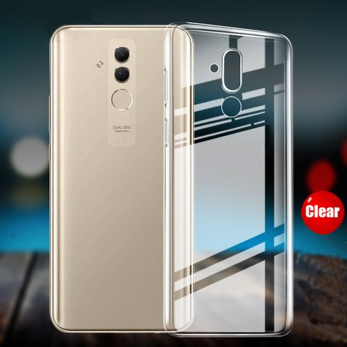 Microsonic Huawei Mate 20 Lite Kılıf Transparent Soft Beyaz