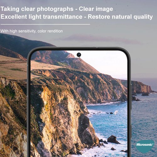 Microsonic Samsung Galaxy A54 Kamera Lens Koruma Camı V2 Siyah
