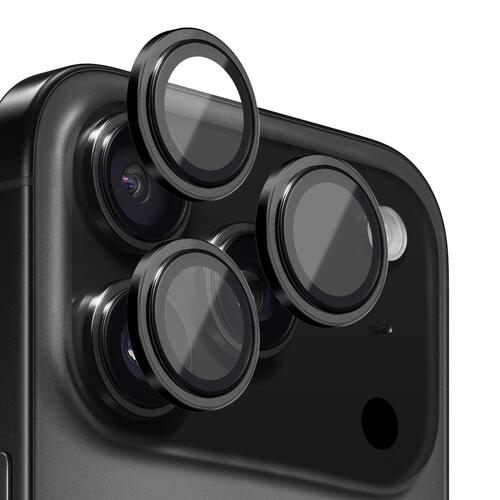Microsonic Apple iPhone 17 Pro Tekli Kamera Lens Koruma Camı Siyah