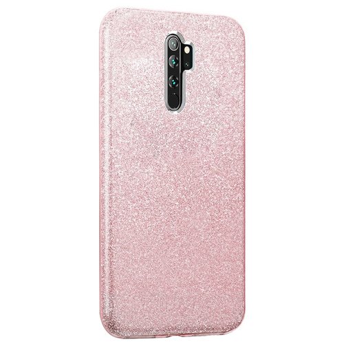 Microsonic Xiaomi Redmi Note 8 Pro Kılıf Sparkle Shiny Rose Gold