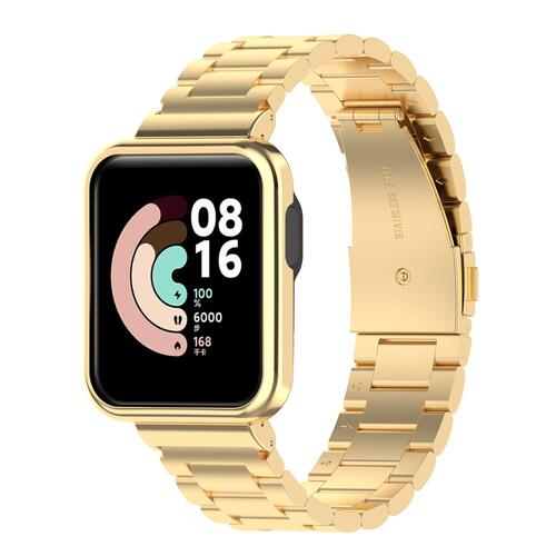 Microsonic Xiaomi Poco Watch Metal Stainless Steel Kordon Gold