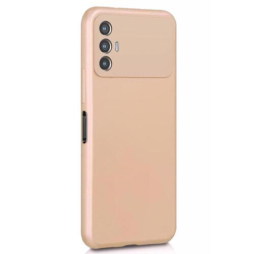 Microsonic Matte Silicone TECNO Spark 8 Pro Kılıf Gold