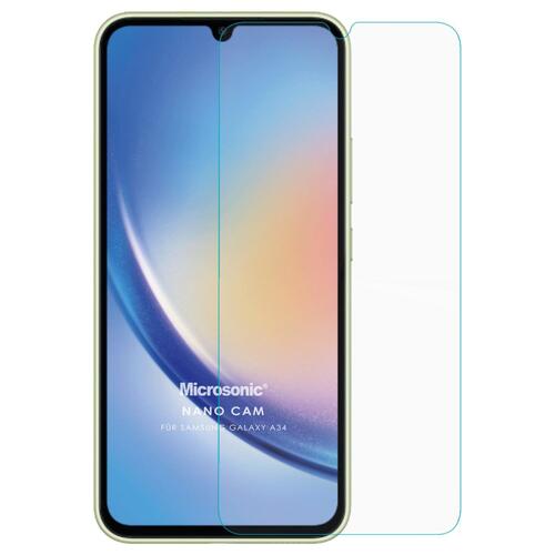 Microsonic Samsung Galaxy A34 Nano Glass Cam Ekran Koruyucu